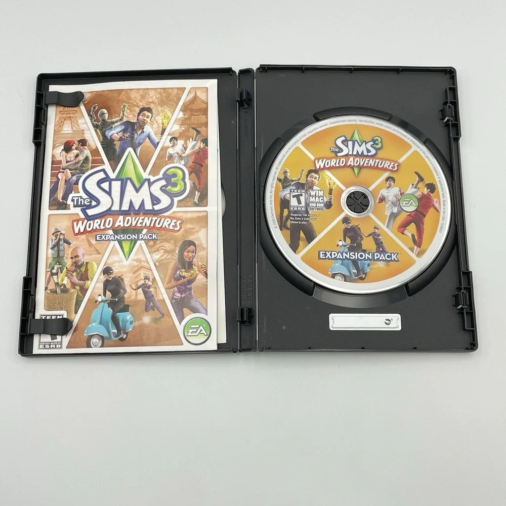 The Sims 3‎ World Adventures PC Game Complete 2009 Expansion Pack W/ Inserts CIB